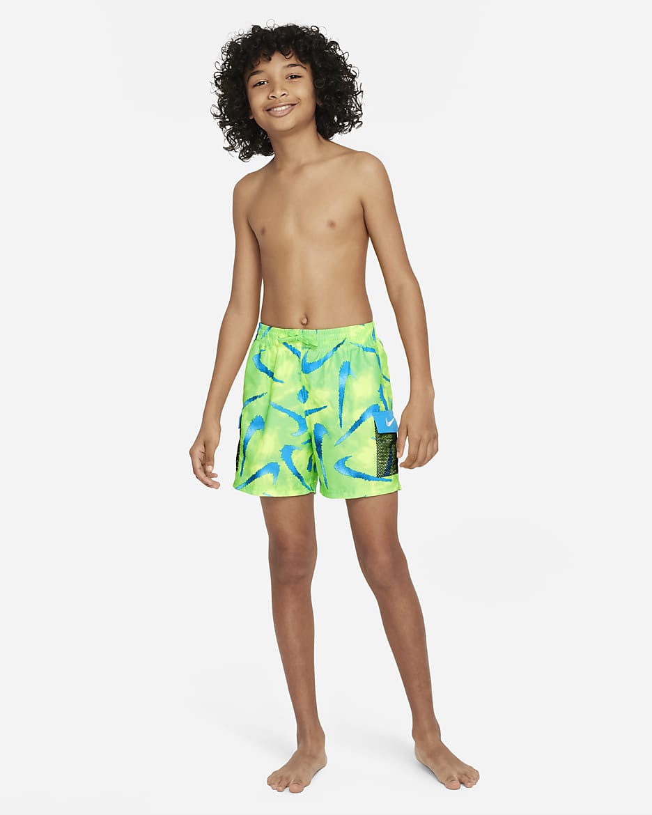 Nike Swim Older Kids Boys 10cm approx. Volley Swimming Shorts. Nike DK